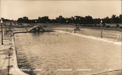 Swimming Pool Abilene, KS Postcard Postcard Postcard
