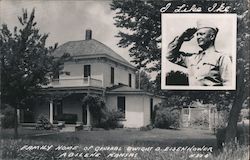 Family Home of General Dwight D. Eisenhower Abilene, KS Postcard Postcard Postcard