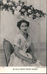 Her Royal Highness Princess Margaret Royalty Postcard Postcard Postcard