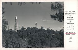 Mt. Wilson Observatory Mount Wilson, CA Postcard Postcard Postcard