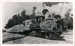 Engine 41, Ghost Town & Calico Railroad, Knott's Berry Farm Postcard