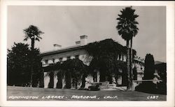 Huntington Library Postcard