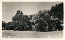 Will Rogers Home Postcard