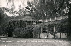 The Stables, Will Rogers State Park Postcard