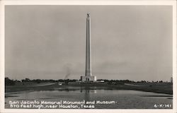 San Jacinto Memorial Monument and Museum Postcard