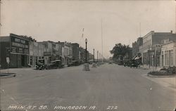Main Street South Hawarden, IA Postcard Postcard Postcard
