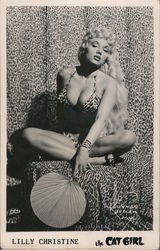 Lilly Christine Tale of the Cat Girl, Burlesque Postcard