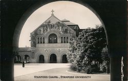 Stanford Chapel, Stanford University Postcard