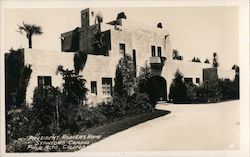 President Hoover's Home, Stanford Campus Postcard