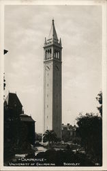 Campanile, University of California Postcard
