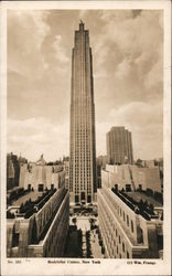 Rockefeller Center Postcard