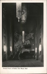 Grand Foyer of Radio City Music Hall Postcard