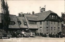 Warwick Village Lodge Postcard