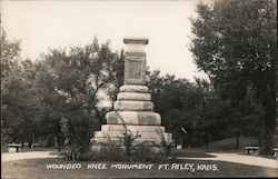 Wounded Knee Monument Postcard