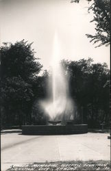 Callen Memorial Electric Fountain, Heritage Park Postcard