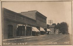 West Side Main St. Postcard