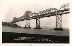 San Francisco-Oakland Bay Bridge Postcard