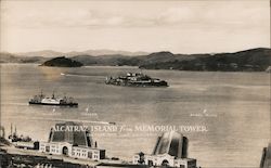 Alcatraz Island from Memorial Tower Postcard