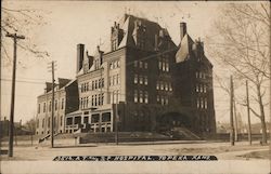 A. T. & S. F. Railroad Hospital Postcard