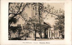 First Methodist Church Postcard