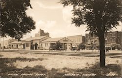 Union Pacific Depot Abilene, KS Postcard Postcard Postcard