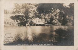 Boat Landing Postcard