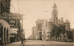 Street Scene Postcard