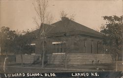 First Ward School Building Postcard