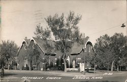 Methodist Church Larned, KS Postcard Postcard Postcard