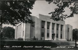Alpena County Court House Postcard