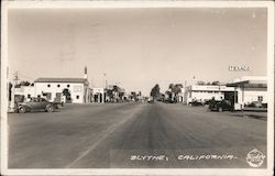 Street Scene Blythe, CA Postcard Postcard Postcard