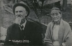 Old Matt and Aunt Molly "Shepherd Of The Hills" Postcard