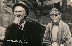 Old Matt and Aunt Mollie, Shepherd of the Hills Postcard