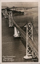 San Franciso Oakland Bay Bridge Postcard
