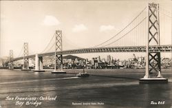 San Francisco-Oakland Bay Bridge California Postcard Postcard Postcard