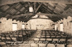 Interior Chapel our Lady of the Lake, Bagnell Dam Postcard
