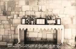 Altar, Chapel of Our Lady of the Lake Postcard