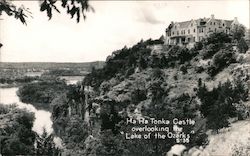 Ha Ha Tonka Castle Overlooking Lake of the Ozarks Postcard