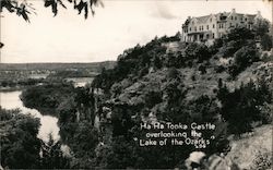 Ha Ha Tonka Castle overlooking the Lake of the Ozarks Postcard