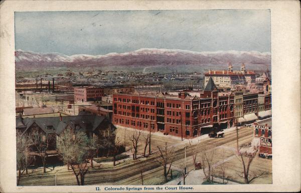 View from the Court House Colorado Springs