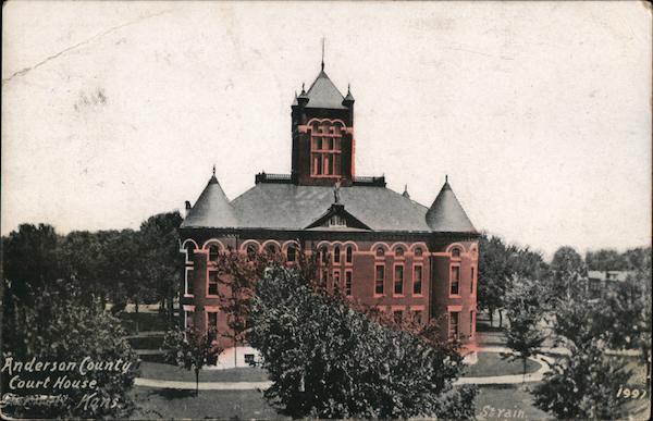 Anderson County Court House Garnett Kansas