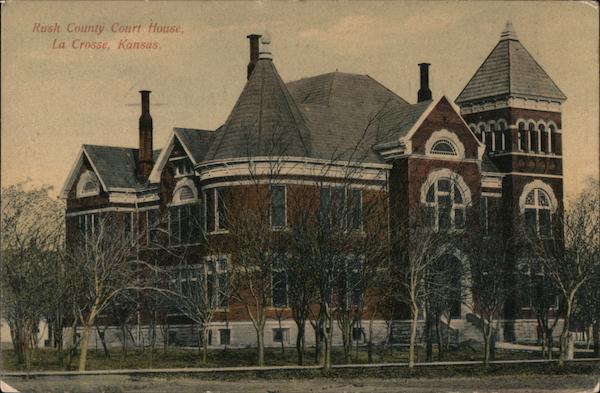 Rush County Court House La Crosse Kansas