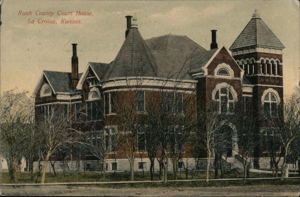 Rush County Court House La Crosse Kansas