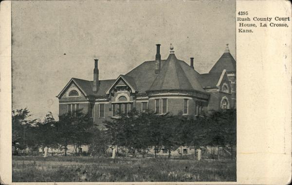 Rush County Court House La Crosse Kansas