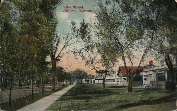 Vine Street Abilene Kansas