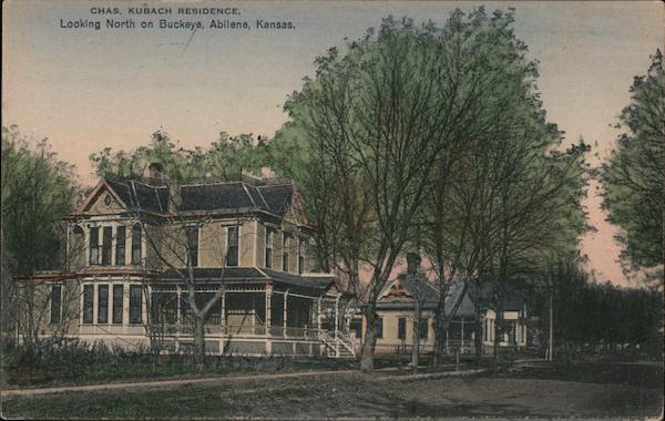 Chas Kubach Residence, Looking North on Buckeye Abilene Kansas