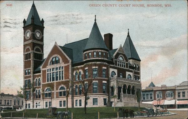 Green County Court House Monroe Wisconsin