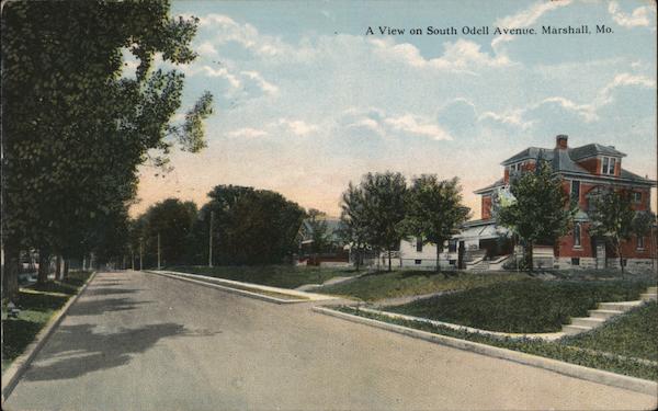 A View of South Odell Avenue Marshall Missouri