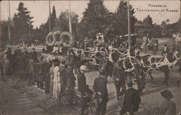 Tournament of Roses Odd Fellows' Float Pasadena California