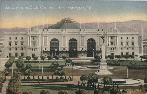Auditorium Civic Center San Francisco California